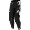 Pantalon de Motocross Evolution DST DBK/Fly/noir /rouge /blanc, de face