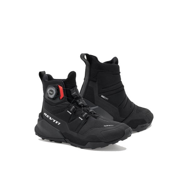 Chaussures de Moto Undercut H2O Rev'it Noir côté gauche