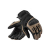 Gants de Moto Ventilé Dirt 4 Noir/Sable de l'extérieur