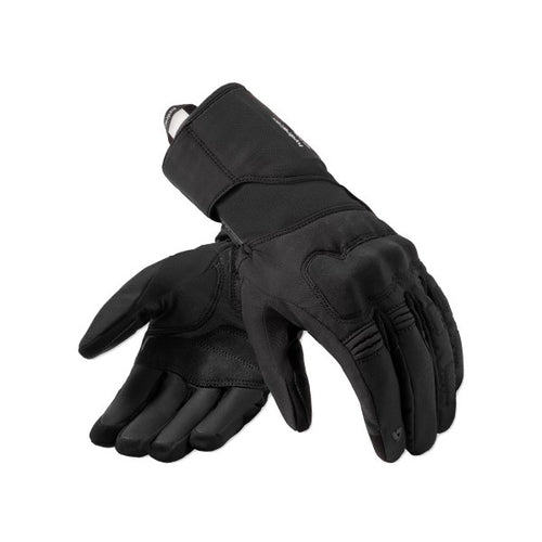 Gants de Moto Convergent H2O Rev'it Femme Noir extérieur