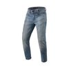 Jean de Moto Detroit 3 Tapered Rev'it Bleu Homme, de face