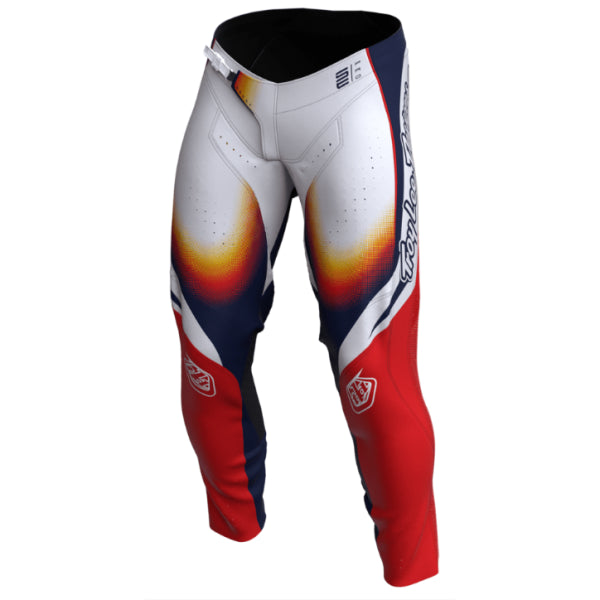 Pantalon de Motocross SE Pro Array Blanc/Bleu