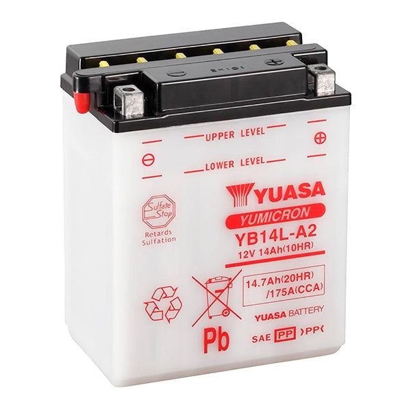 Batterie Sèche Conventionnelle Haute Performance Yuasa YB14L-A2