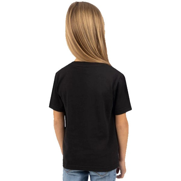 T-Shirt Podium Premium Enfant Noir/Bleu Dos