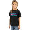 T-Shirt Podium Premium Enfant Noir/Bleu