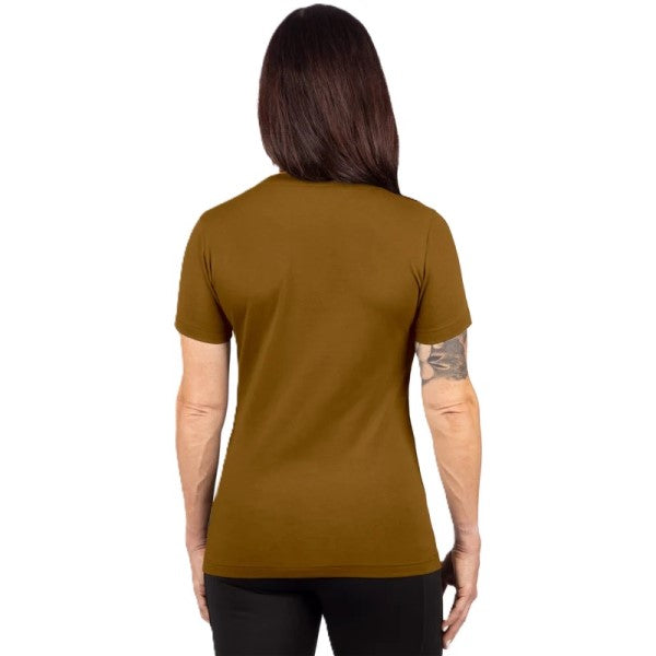 T-Shirt Hydrogen Premium Femme Brun , Dos