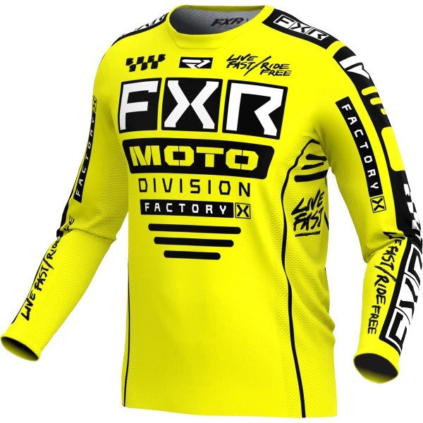 Chandail de Motocross Podium Gladiator Jaune/Noir