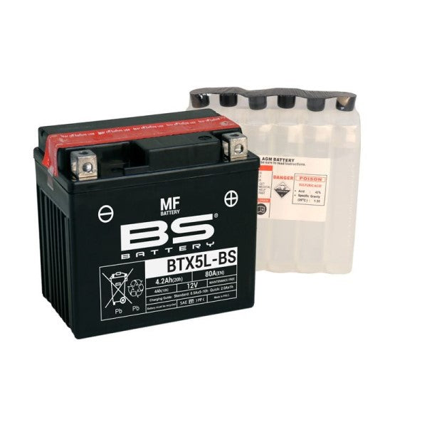 Sealed Maintenance Free Battery - BTX5L-BS