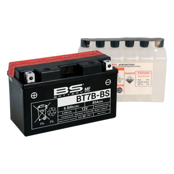 Sealed Maintenance Free Battery - BT7B-BS
