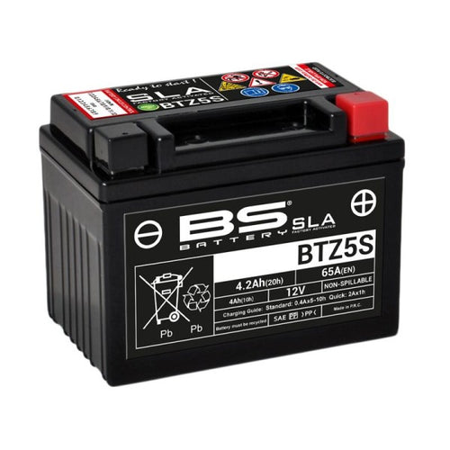 Factory Activated Maintenance Free Battery - BTZ5S