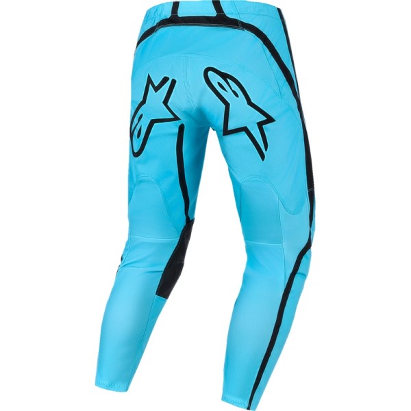 Pantalon de Motocross Stella Fluid Apex Femme Bleu/Noir de dos