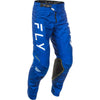 Pantalon de Motocross Kinetic Center Bleu/Blanc de face