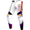 Pantalon de Motocross Podium Gladiator Blanc/Mauve de face