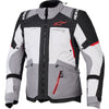 Manteau de Moto Andes V4 Drystar Gris/Noir, de face