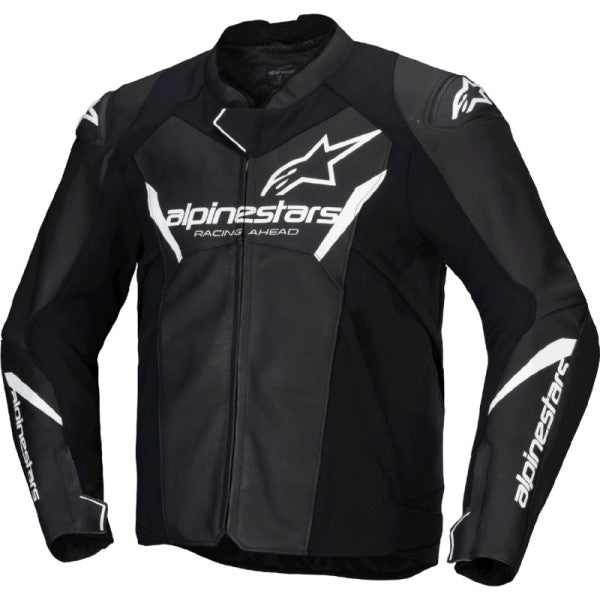 Manteau de Moto Faster v3 Noir/Blanc
