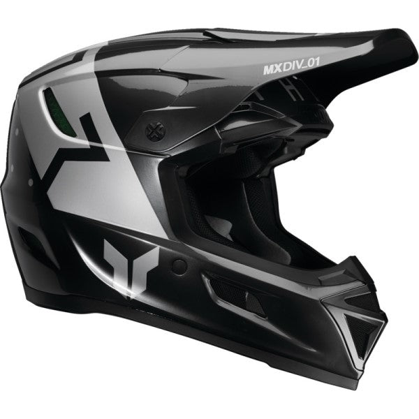 Casque de Motocross Reflex Sport Rogue Anthracite de gauche