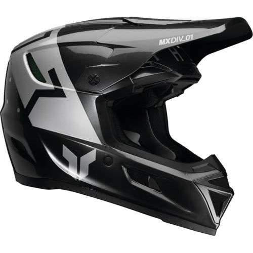 Casque de Motocross Reflex Sport Rogue Anthracite de gauche