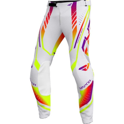 Pantalon de Motocross Yth Vapor Air MX Pant Junior/ Jaune/Multicolore, le côté face