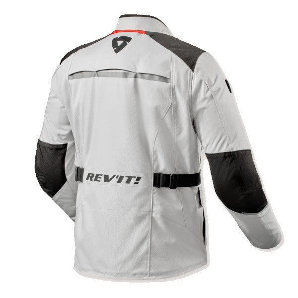 Manteau de Moto Voltiac 3 H2O Argent/Noir, Dos