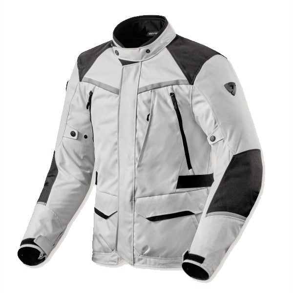 Manteau de Moto Voltiac 3 H2O Argent/Noir
