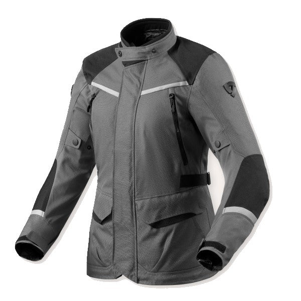 Manteau de Moto Voltiac 3 H2O Femme Noir/Gris