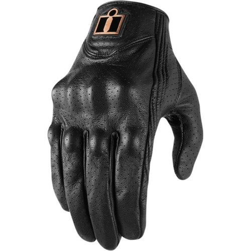Gants de Moto Pursuit Classic Perf Femme Noir de l'extérieur