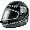 Casque Intégral de Motoneige GMax Beast Drax Junior argent, côté gauche