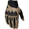 Gants de Motocross Bomber CE Fox brun, dessus