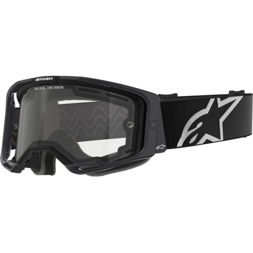 Lunette de Motocross Vision 8 Corp Lentille Claire Alpinestars noir