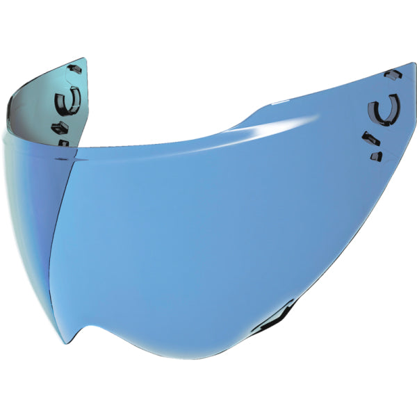 Visière de Moto Domain Icone Miroir Bleu, Vue 3/4