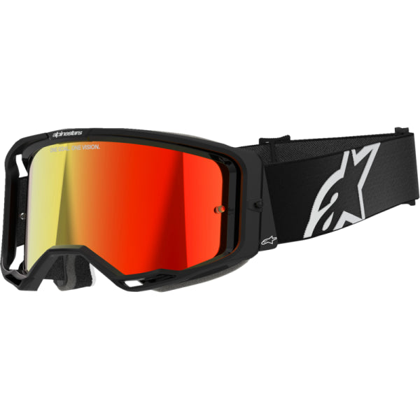 Lunette de Motocross Vision 8 Corp Lentille Miroir Alpinestars noir