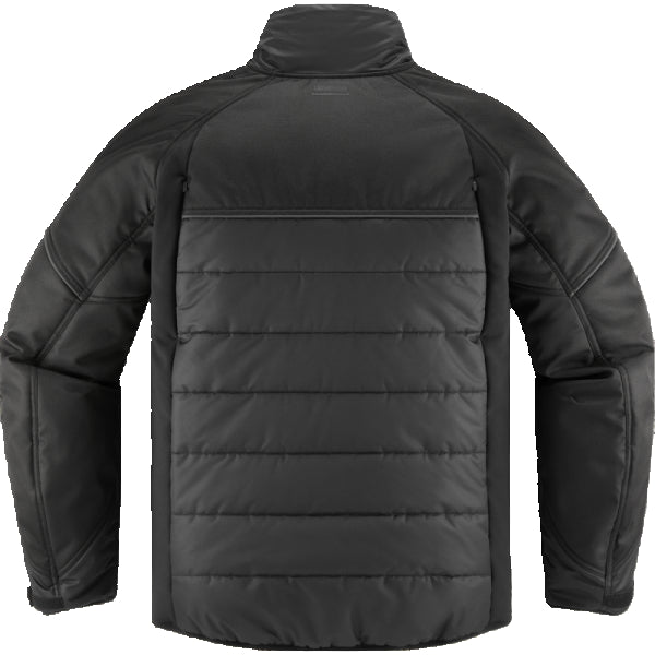 Manteau de Moto Ghost Puffer Noir, Dos
