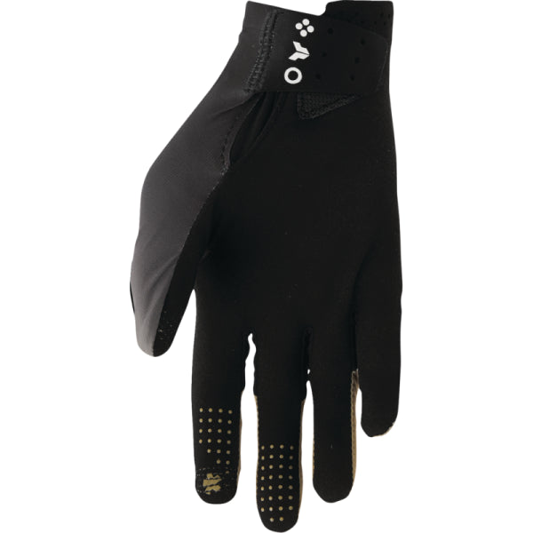 Gants de Motocross Sportmode Iconic Thor noir/brun, paume