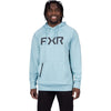 Coton Ouaté Pilot UPF Pullover Turquoise Essayage Homme de face