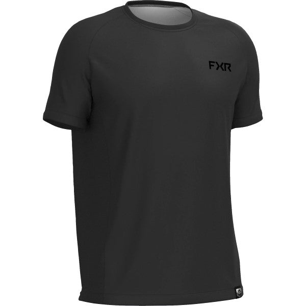 T-Shirt Attack UPF Noir de face