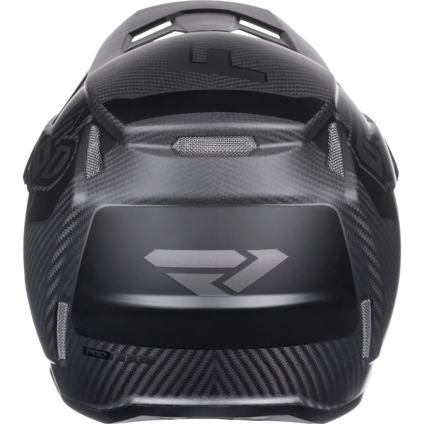 Casque de Motocross 6D ATR-3 Carbone Noir de dos