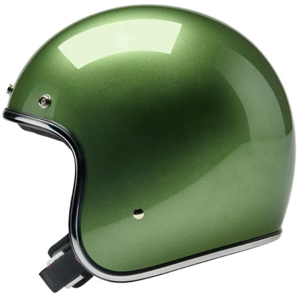 Casque Ouvert de Moto Bonanza Vert de droite