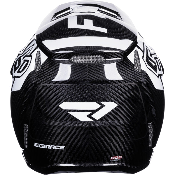 Casque 6D ART-3Y Junior FXR noir et blanc, arrière