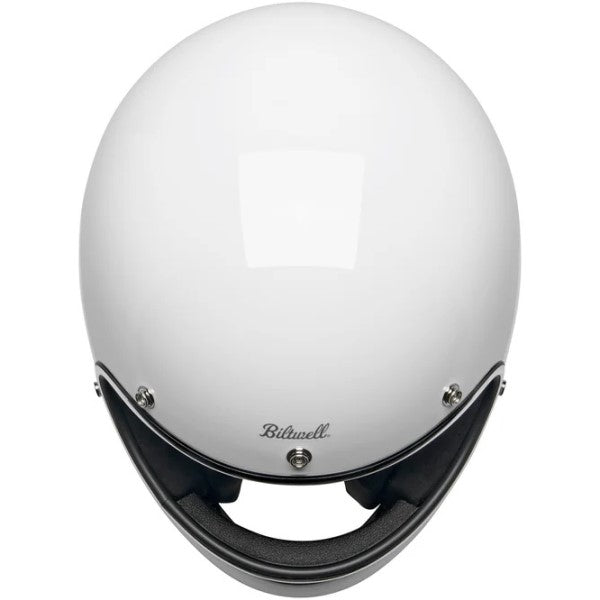 Casque Intégral de Moto Gringo Blanc de dessus