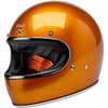 Casque Intégral de Moto Gringo Orange/Jaune incliné de droite