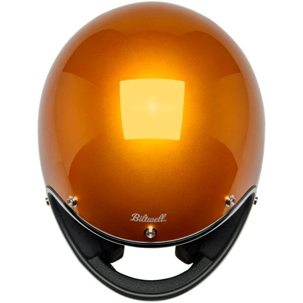 Casque Intégral de Moto Gringo Orange/Jaune de dessus