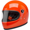 Casque Intégral de Moto Gringo S Orange incliné de droite