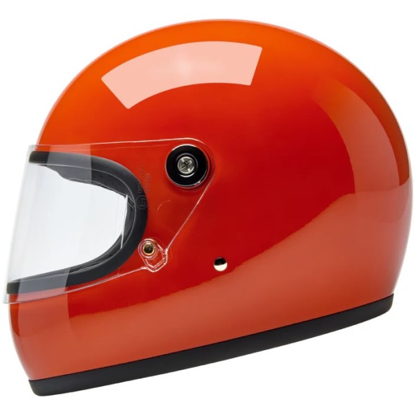 Casque Intégral de Moto Gringo S Orange de droite