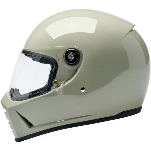 Casque Intégral de Moto Lane Splitter Vert/Blanc de droite