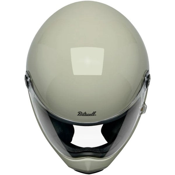 Casque Intégral de Moto Lane Splitter Vert/Blanc de dessus