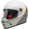Casque Intégral de Moto Lane Splitter Intersection Noir/Blanc/Jaune incliné de droite