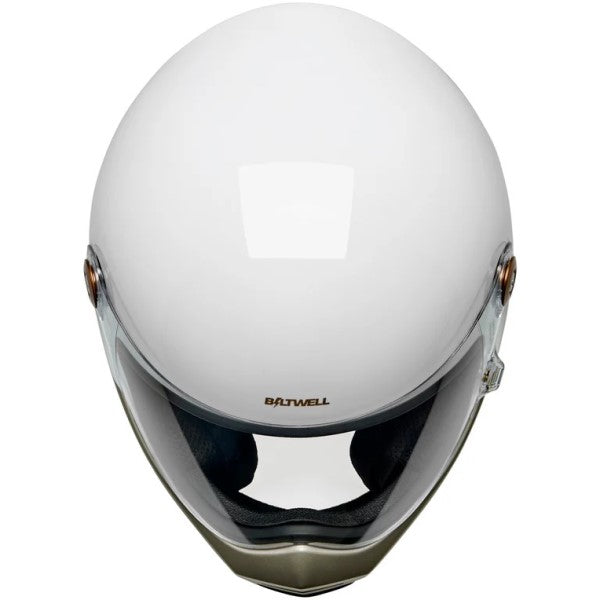 Casque Intégral de Moto Lane Splitter Intersection Noir/Blanc/Jaune de dessus