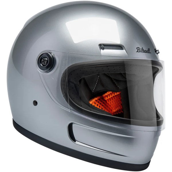 Casque Intégral de Moto Gringo SV Argent incliné de gauche