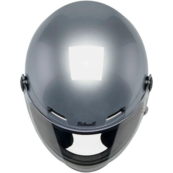 Casque Intégral de Moto Gringo SV Argent de dessus