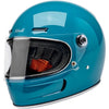 Casque Intégral de Moto Gringo SV Turquoise incliné de droite